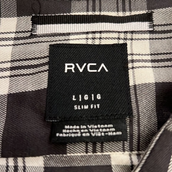 RVCA slim fit button down shirt - Picture 5 of 10